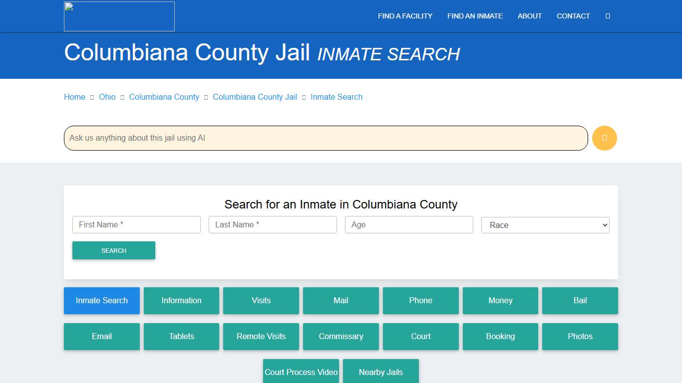 Columbiana County Inmate Search & Roster Find Inmates OH